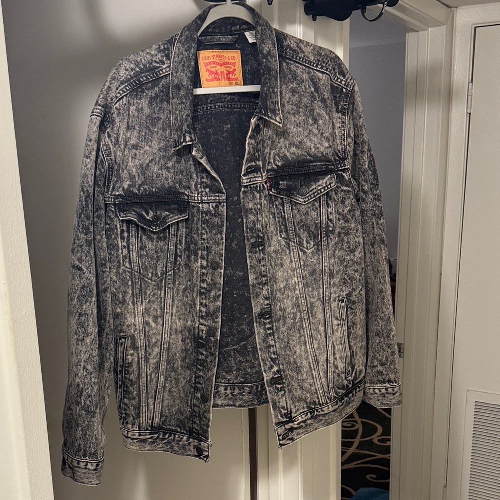 Levi's Washed Black Denim Jacket